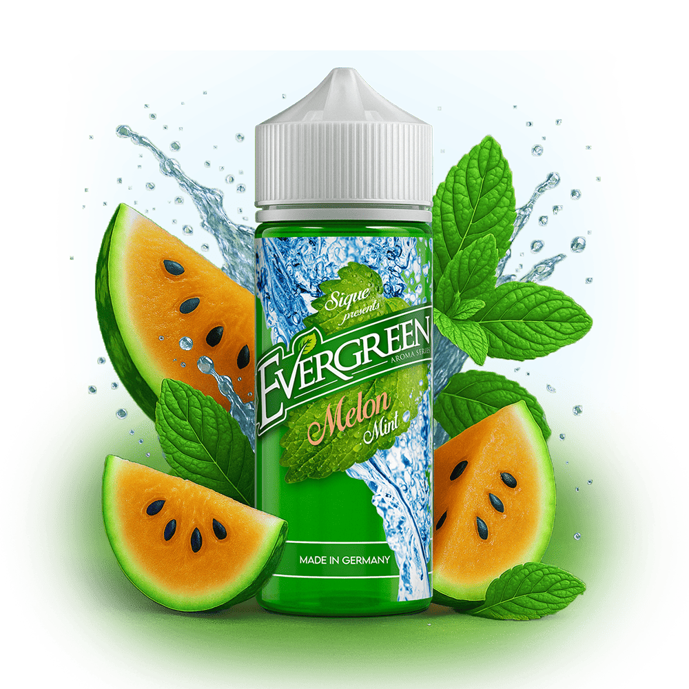 Evergreen Longfill - Melon Mint - 8ml Aroma in 120ml Flasche