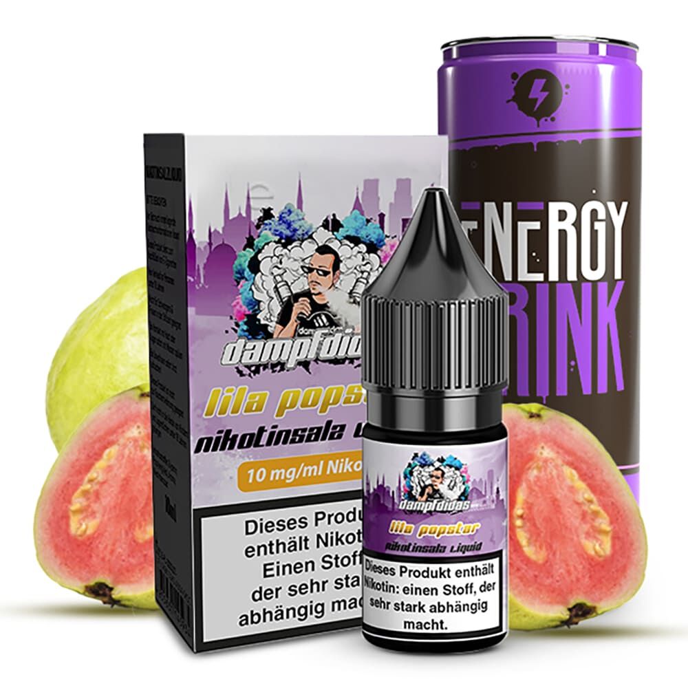 Dampfdidas Nikotinsalz - Lila Popstar - 10ml Liquid 10mg
