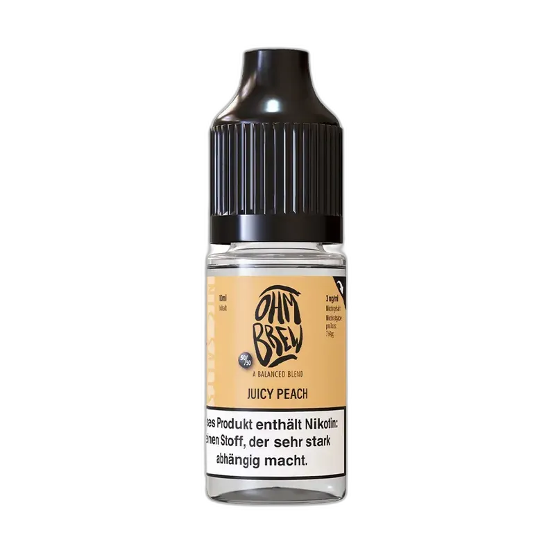 Ohm Brew Juicy Peach Nikotinsalzliquid 12mg