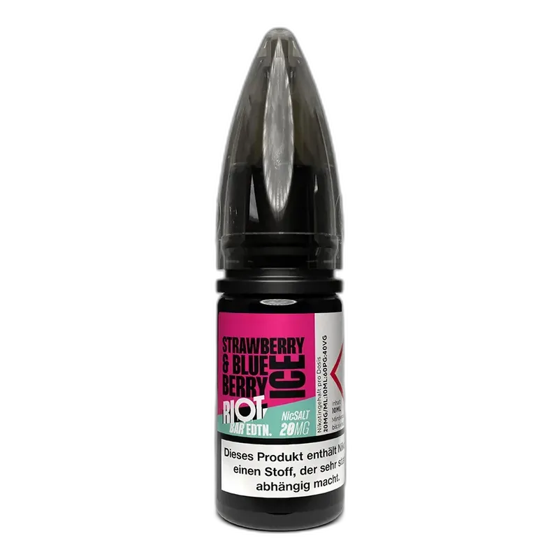 Riot Squad Nikotinsalz - Strawberry Blueberry Ice - Liquid 20mg 10ml