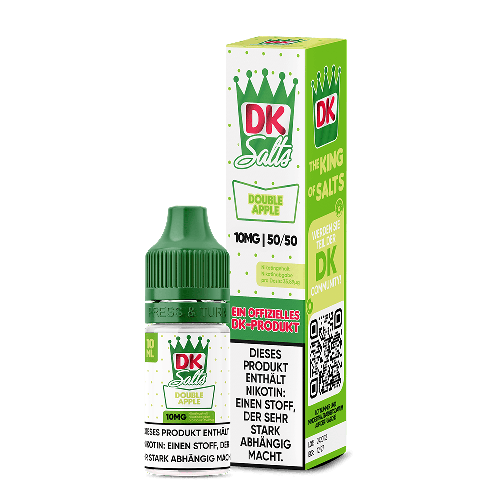 DK Salts Nikotinsalz - Double Apple - Liquid 10mg 10ml