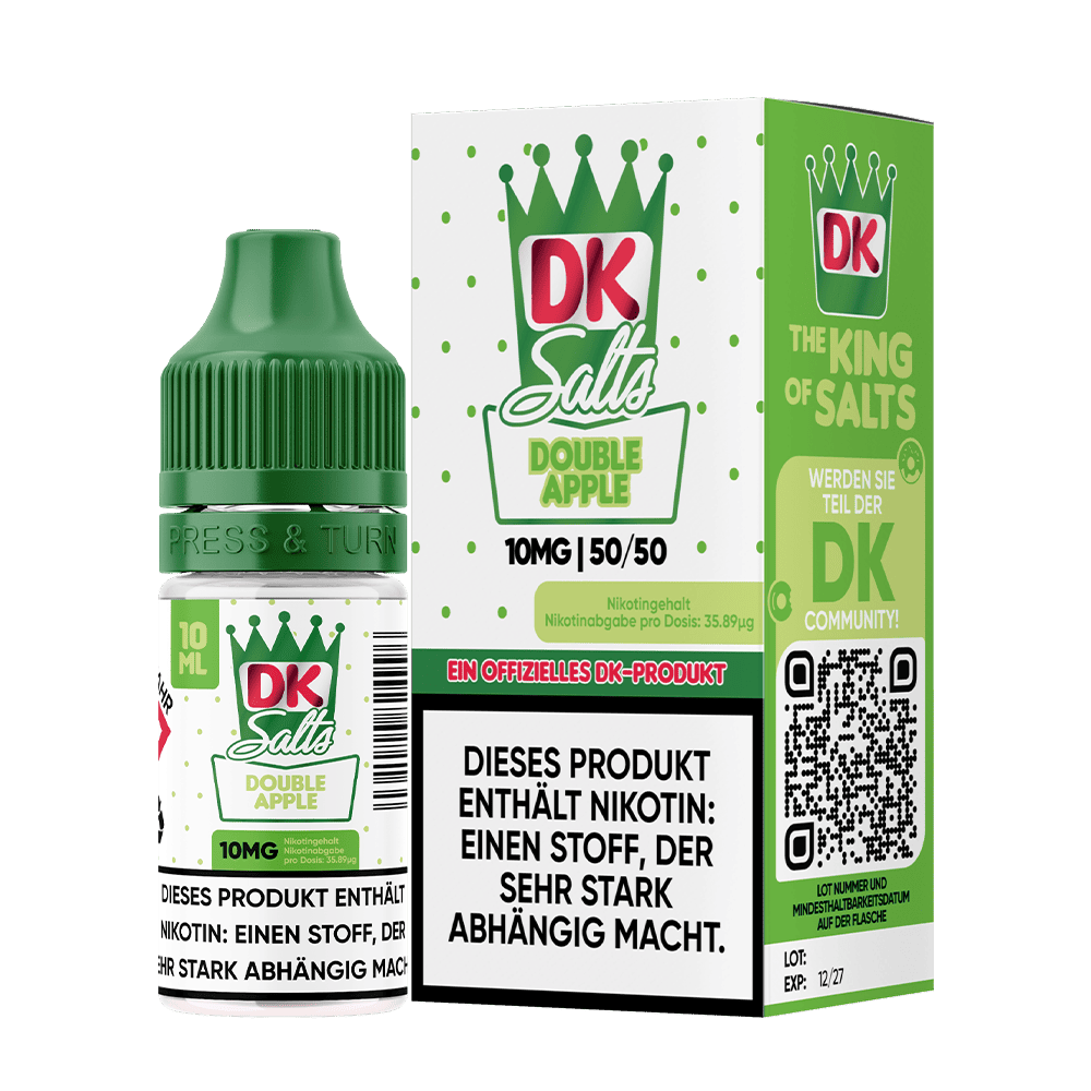 DK Salts Nikotinsalz - Double Apple - Liquid 10mg 10ml