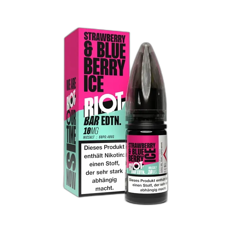 Riot Squad Nikotinsalz - Strawberry Blueberry Ice - Liquid 10mg 10ml Riot Squad Nikotinsalz - Strawberry Blueberry Ice - Liquid 10mg 10ml