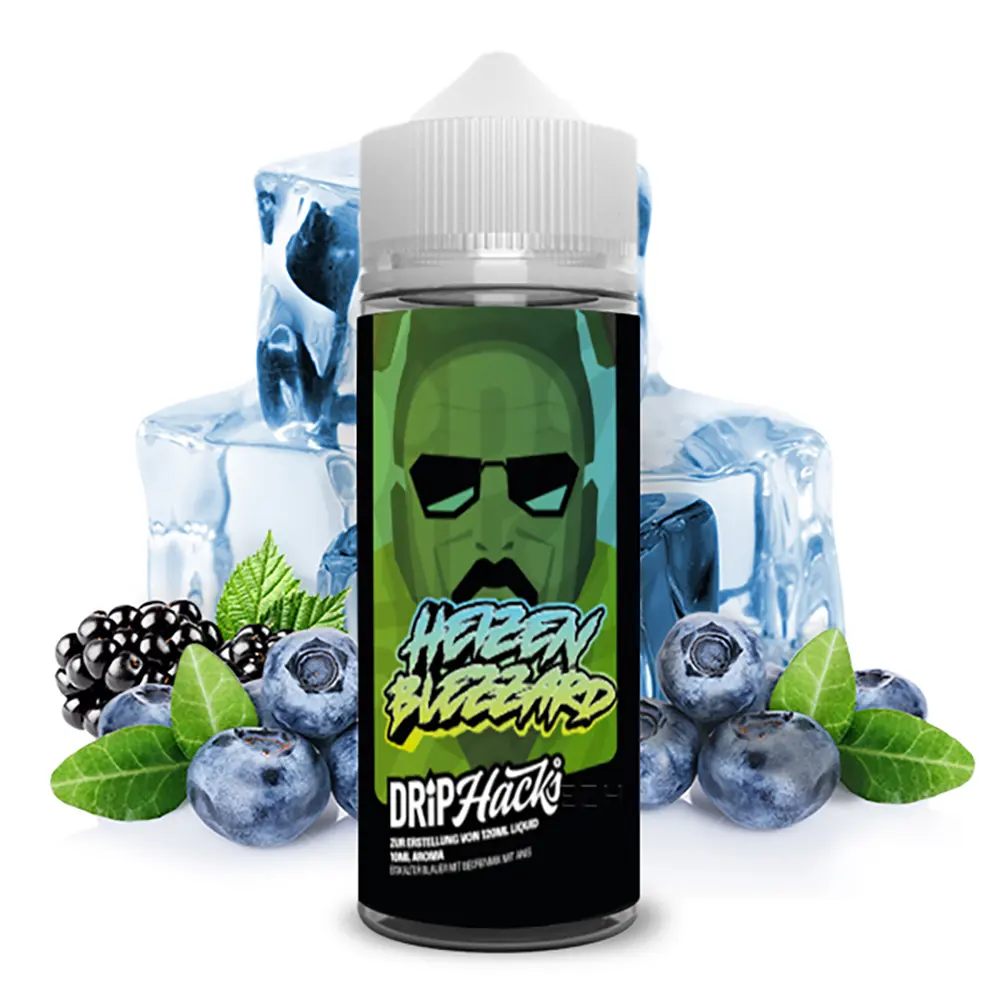 Drip Hacks Longfill - Heizen Blezzard - 10ml Aroma in 120ml Flasche