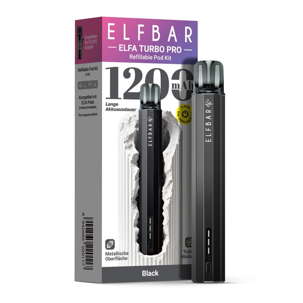 Elfbar Elfa Turbo Pro Kit Black