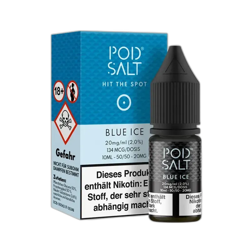 Pod Salt Core Nikotinsalz - Blue Ice - 10ml Liquid 20mg