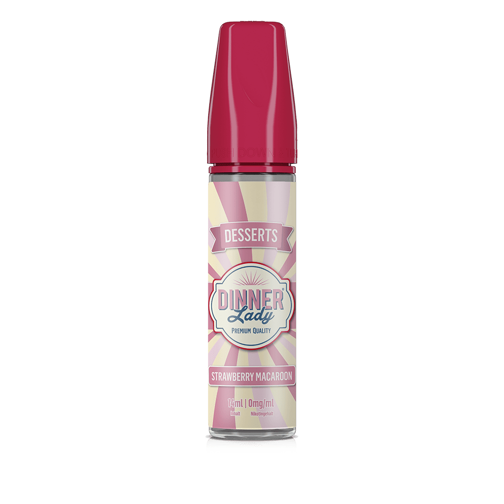 Dinner Lady Aroma Longfill - Strawberry Macaroon - 14ml in 60ml Flasche
