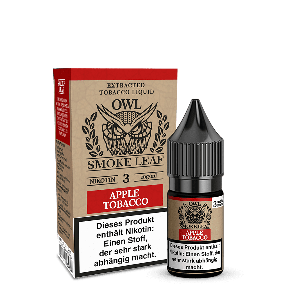 OWL Smoke Leaf Liquid - Apple Tobacco - 10ml 3mg