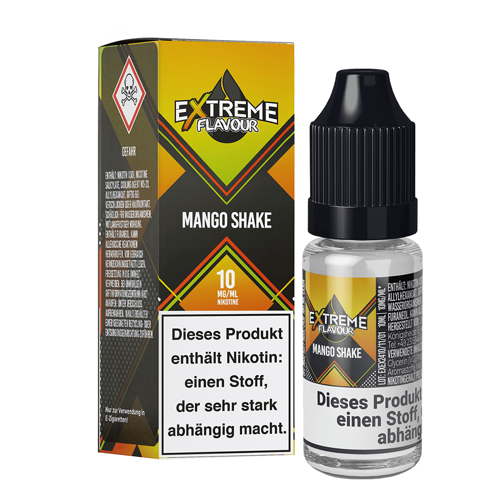 Extreme Flavour - Mango Shake - 10mg 10ml Hybrid-Nikotinsalzliquid
