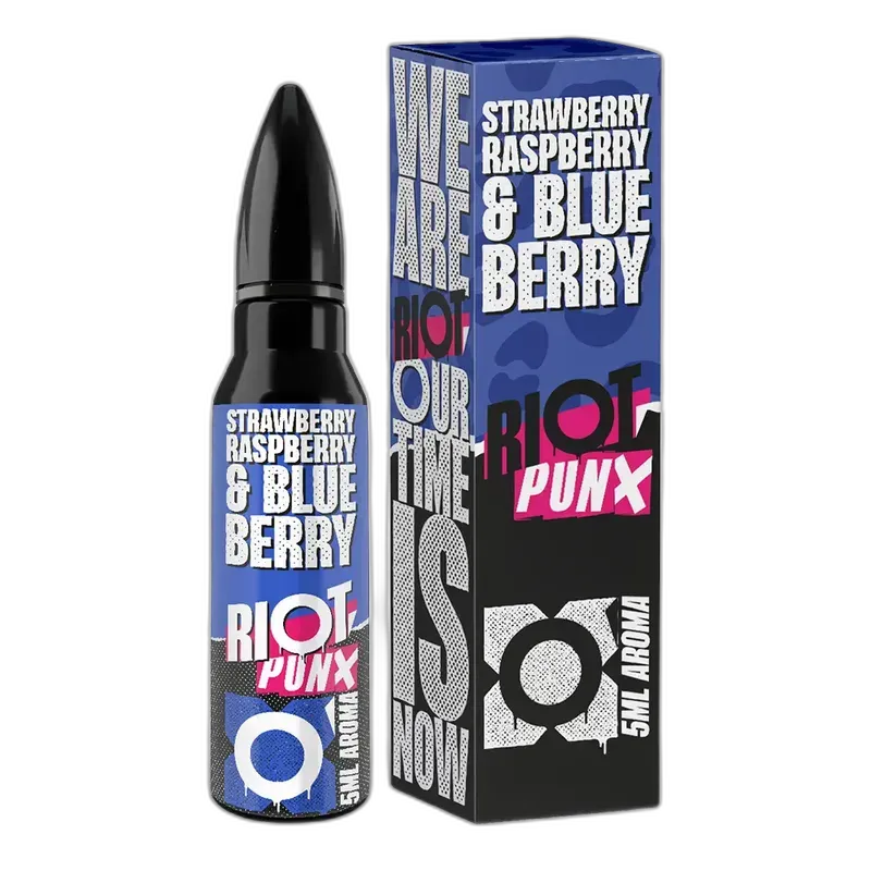 Riot Squad Aroma Longfill - Strawberry, Raspberry & Blueberry - 5ml in 60ml Flasche