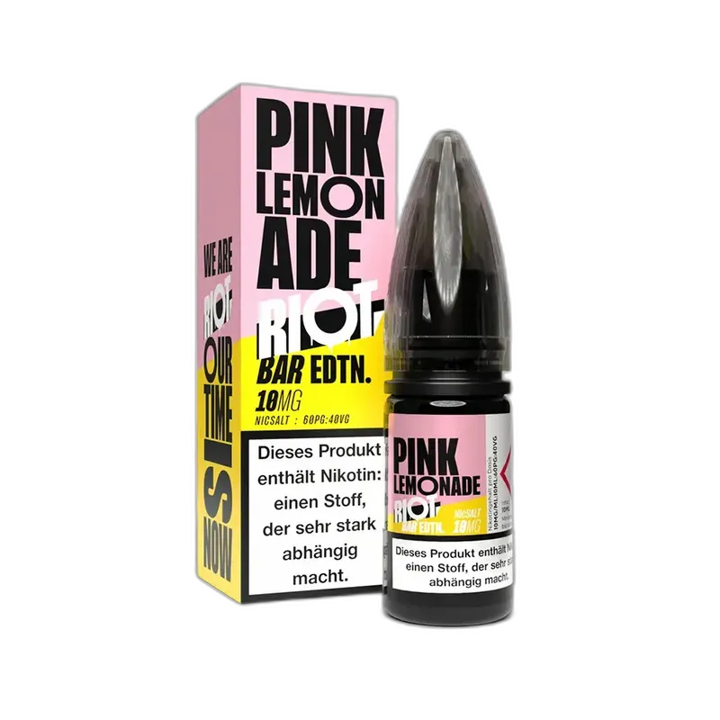 Riot Squad Nikotinsalz - Pink Lemonade - Liquid 10mg 10ml