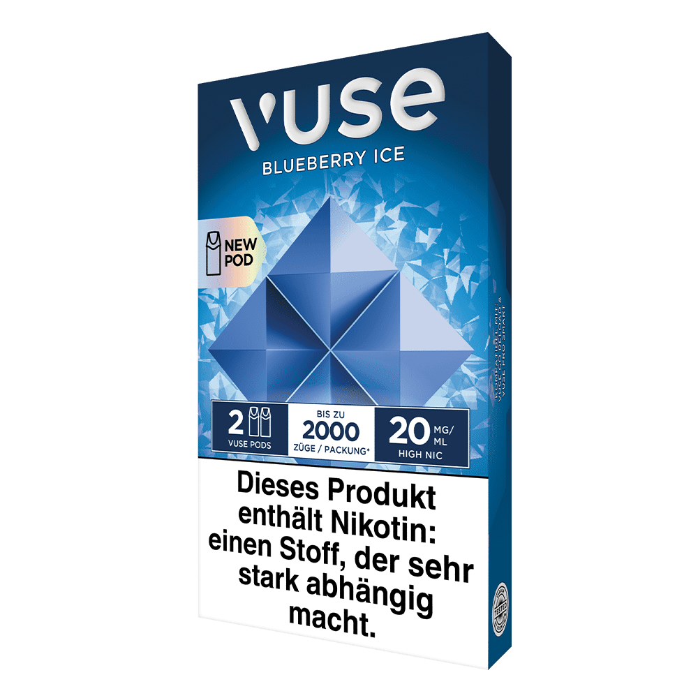 2x Vuse Pod Blueberry Ice Nic Salts 20mg