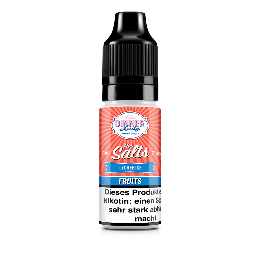 Dinner Lady Nikotinsalz - Lychee Ice - 50/50 10ml Liquid 20mg