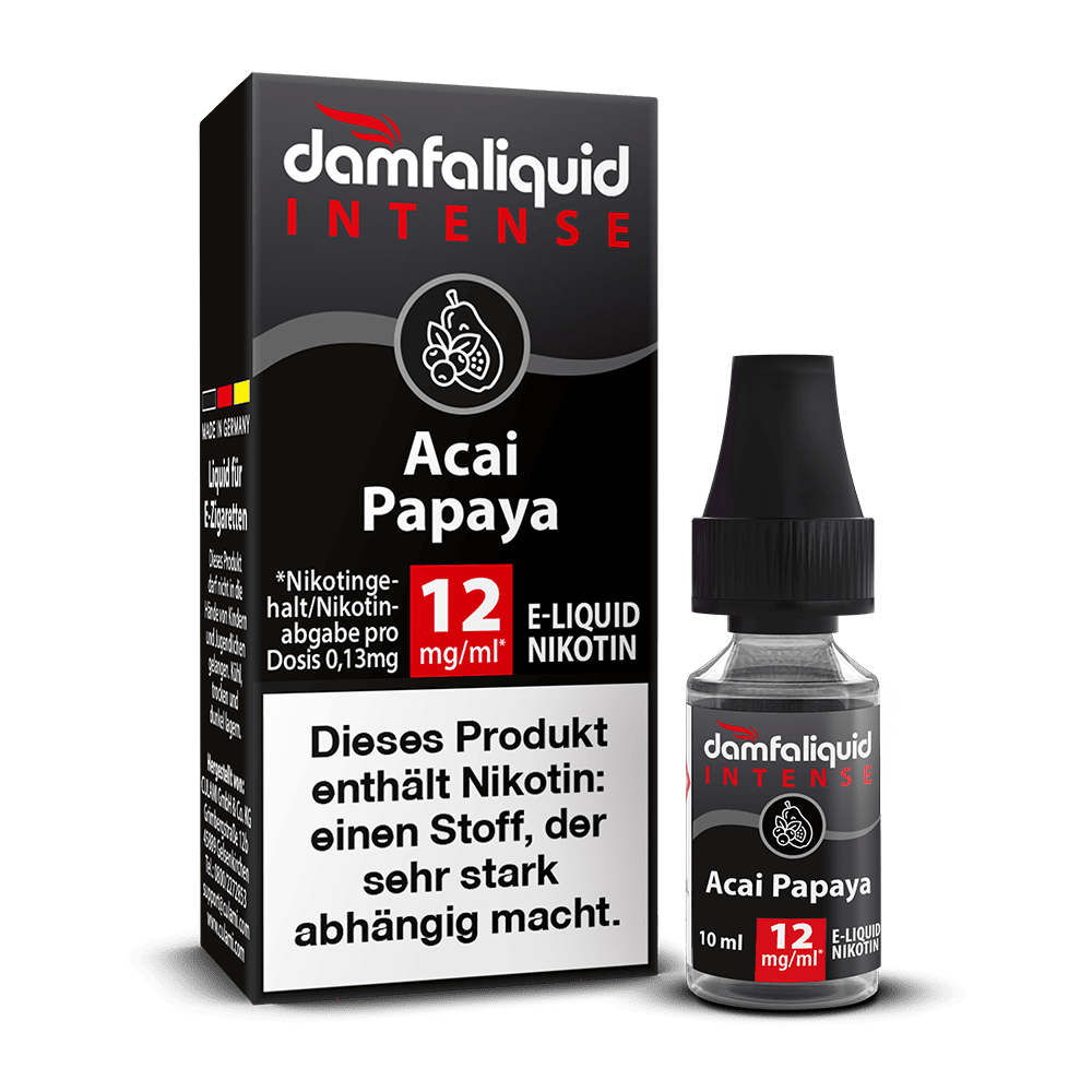 damfaliquid - Acai Papaya 12mg 10ml INTENSE