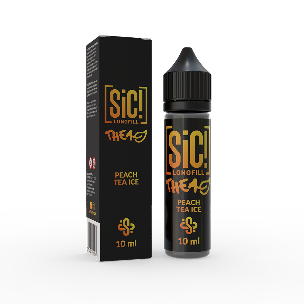 SIC Longfill - Peach Tea Ice - 10ml Aroma in 60ml Flasche
