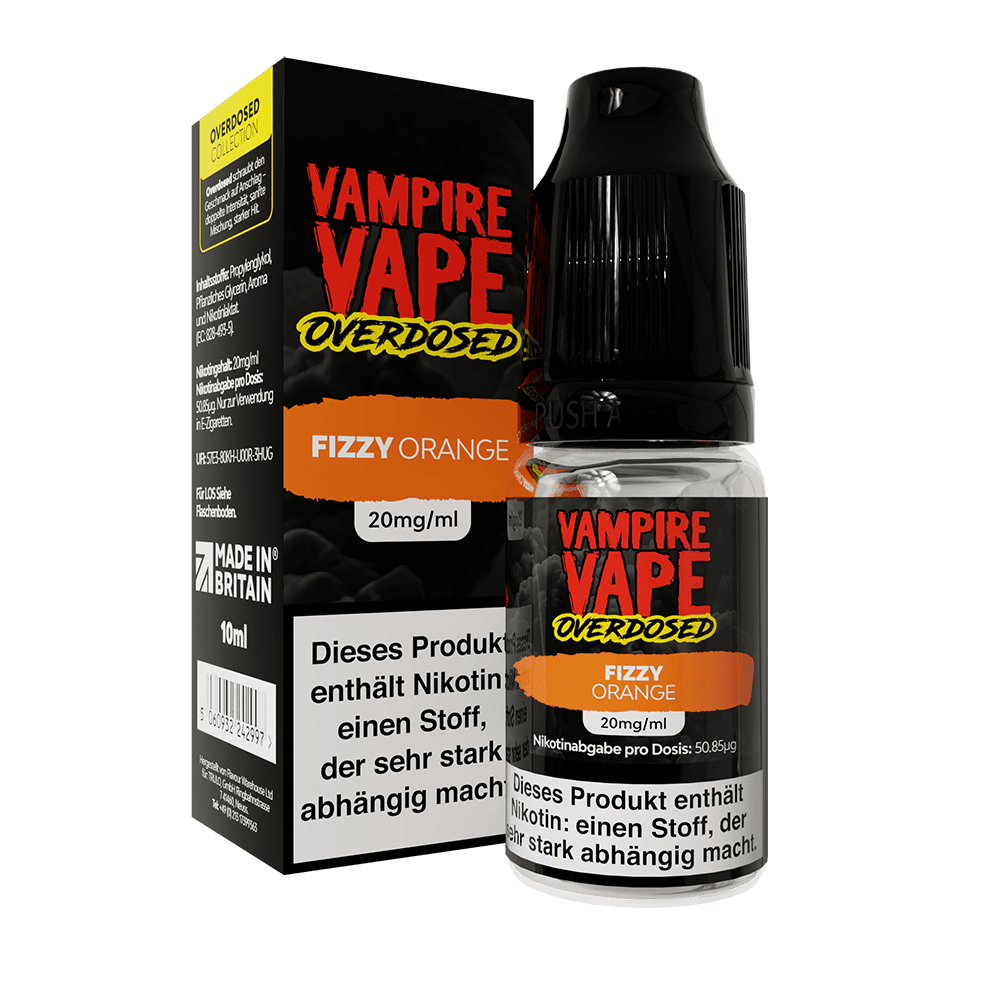 Vampire Vape Nikotinsalz - Fizzy Orange - Liquid 20mg 10ml