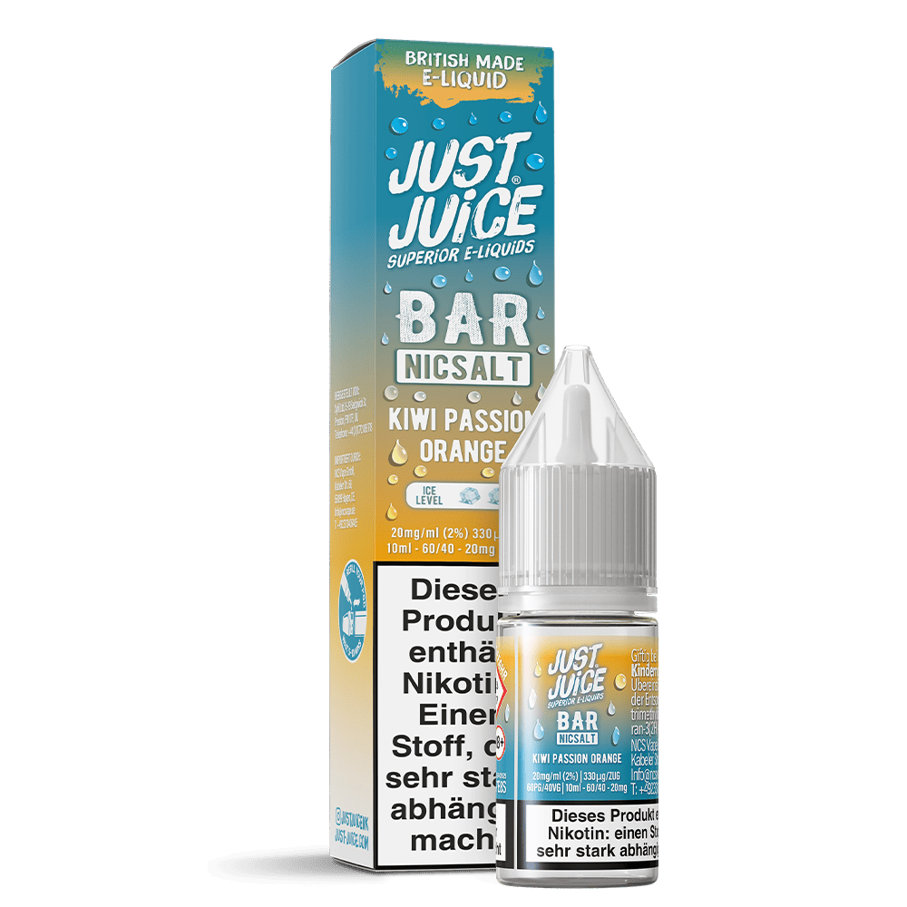 Just Juice Nikotinsalz - Kiwi Passion Orange - 10ml Liquid 20mg