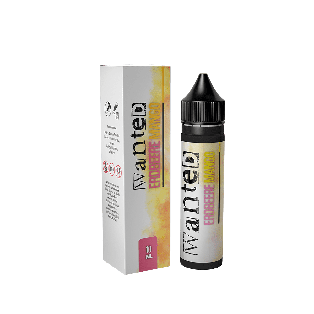 Wanted Aroma Longfill - Erdbeere Mango - 10ml in 60ml Flasche