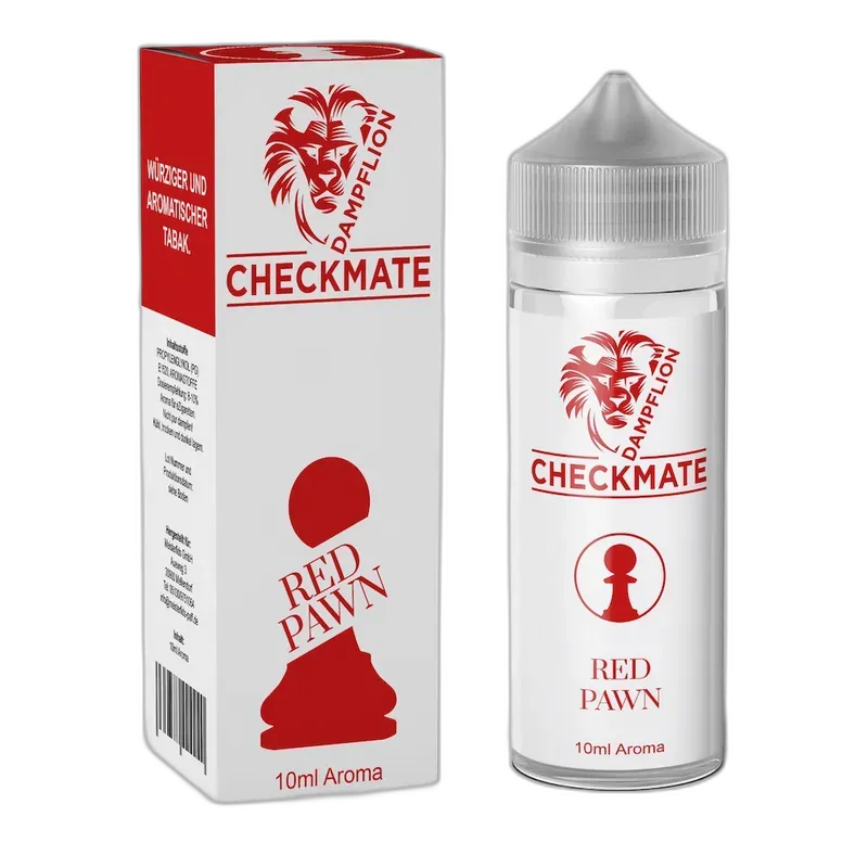 Dampflion Checkmate Longfill - Red Pawn - 10ml Aroma in 120ml Flasche