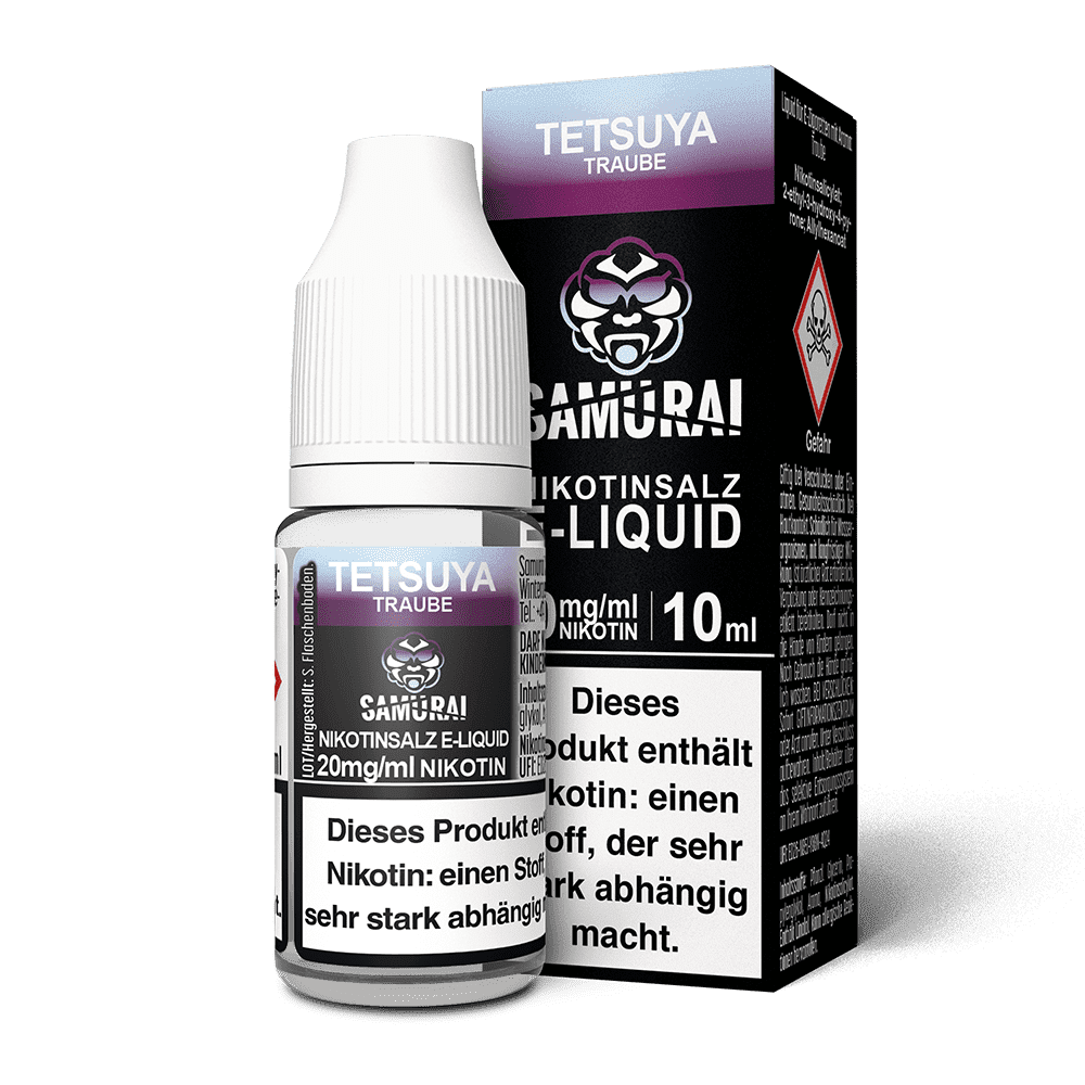 Samurai Nikotinsalz - Tetsuya Traube - Liquid 20mg 10ml