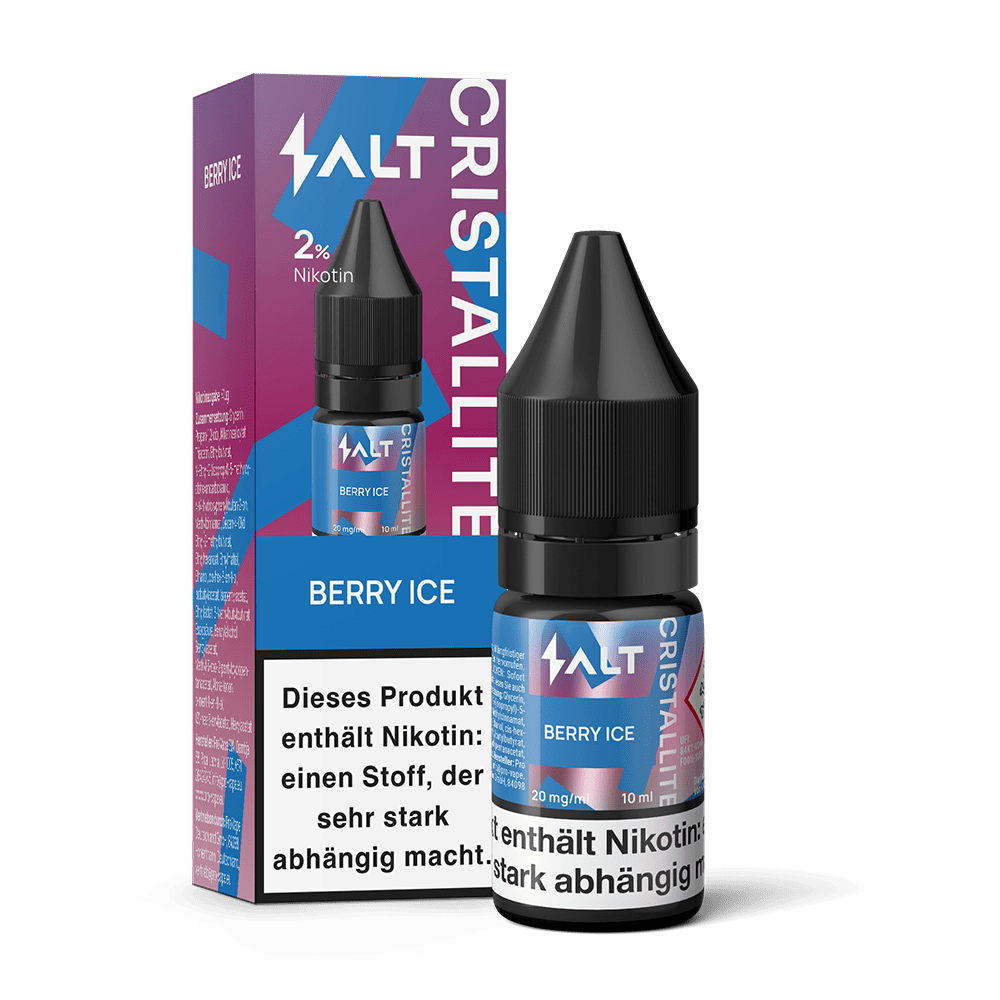 SALT Cristallite Nikotinsalz - Berry Ice - 10ml Liquid 20mg
