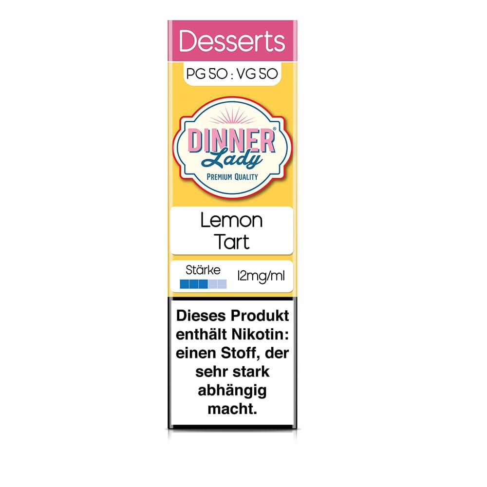 Dinner Lady Liquid - Lemon Tart - 50/50 10ml 12mg