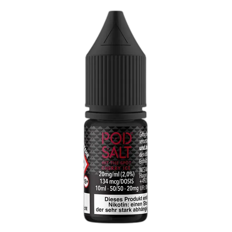 Pod Salt Core Nikotinsalz - Cherry Ice - 10ml Liquid 20mg Pod Salt Core Nikotinsalz - Cherry Ice - 10ml Liquid 20mg